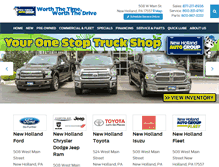 Tablet Screenshot of newhollandauto.com